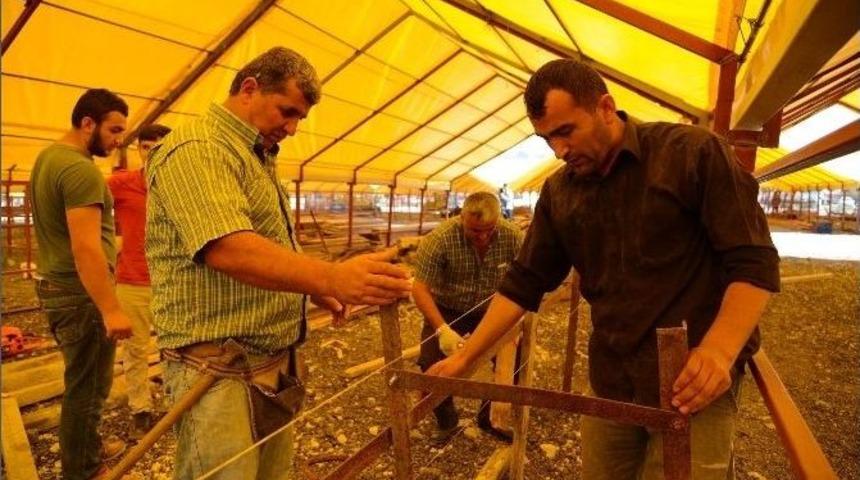 Beylikd&uuml;z&uuml; Modern Kurban Satış Ve Kesim Yeri, Yeni Yerinde Bayrama Hazırlanıyor