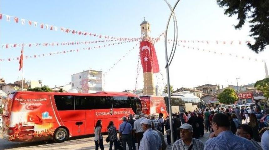 &Ccedil;orum Belediyesi 2 Bin 250 Kişiyi &Ccedil;anakkale&rsquo;ye G&ouml;t&uuml;recek