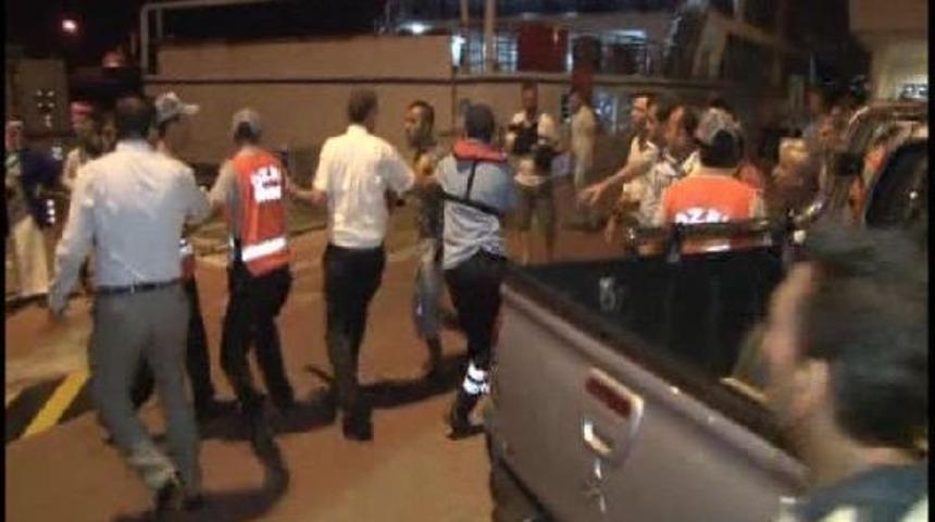 Araba Vapuru Yolcuları Ile &Ouml;zel G&uuml;venlik&ccedil;iler Arasında Kavga...