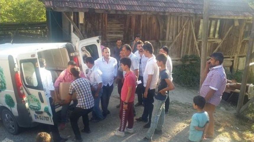 Bogiad&rsquo;dan Yangınzedelere Erzak Ve Eşya Yardımı