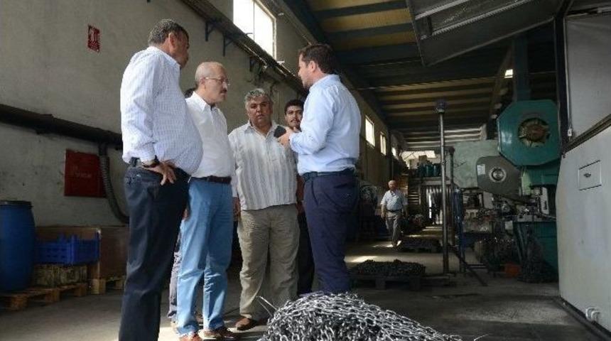 Başkan Kafaoğlu&rsquo;ndan Fabrika Ziyareti
