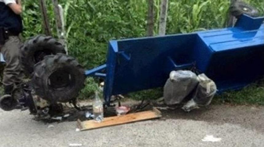 Gediz&rsquo;de &Ccedil;apa Motoru Dereye Yuvarlandı, 1 Kişi &Ouml;ld&uuml;, 2 Kişi Yaralandı