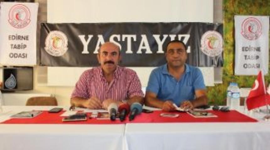 Edirne Tabip Odası Başkanı Dr. Ertuğrul Tanrıkulu: