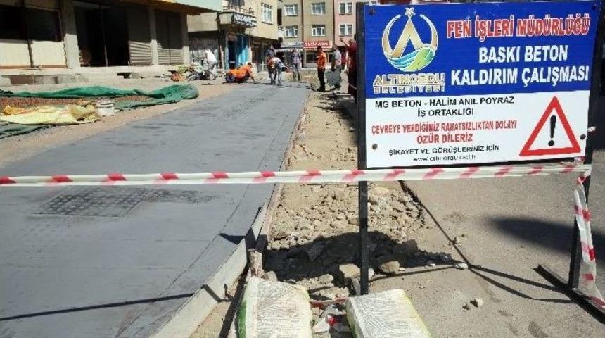 Altınordu&rsquo;nun Kaldırımları Yenileniyor