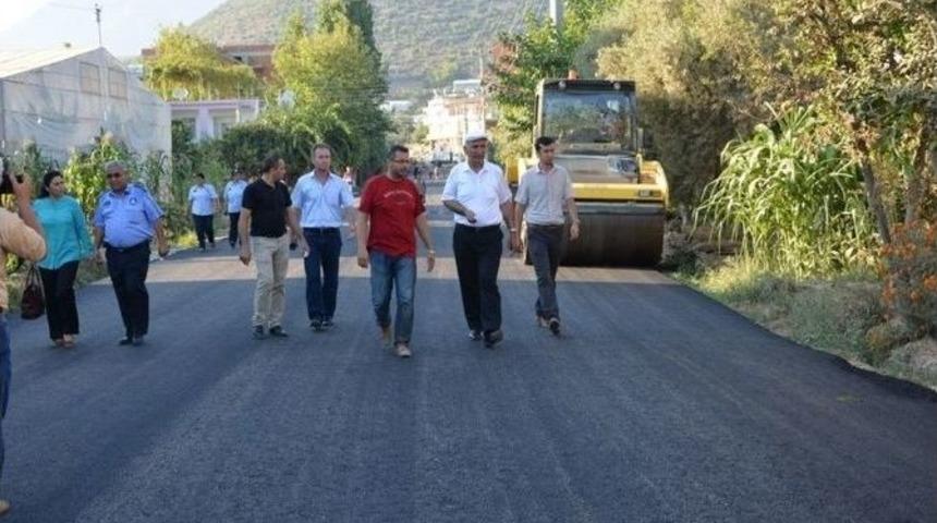 Bozyazı&rsquo;da Bozulan Yollar Yapılıyor