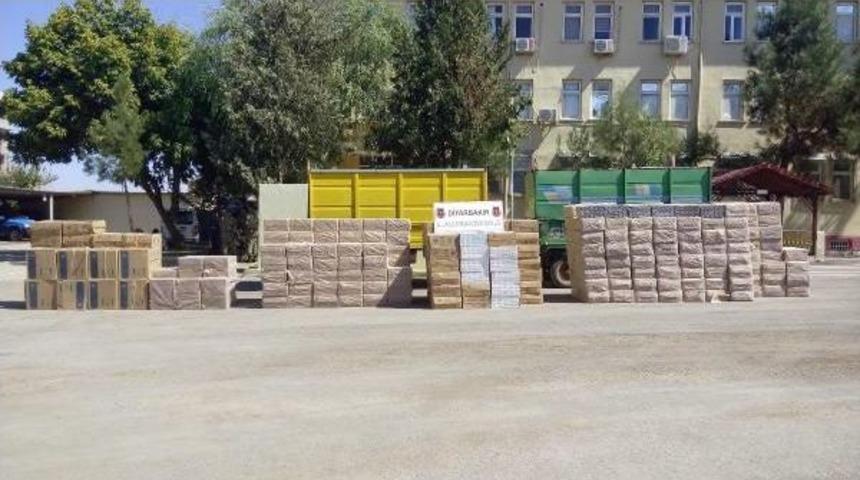 Diyarbakır'da 165 Bin Paket Ka&ccedil;ak Sigara