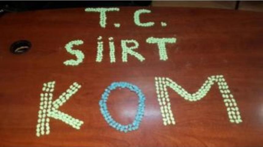 Siirt&rsquo;te Uyuşturucu Haplar Ele Ge&ccedil;irildi