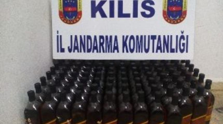 Kilis&rsquo;te 100 Şişe Viski Ele Ge&ccedil;irildi