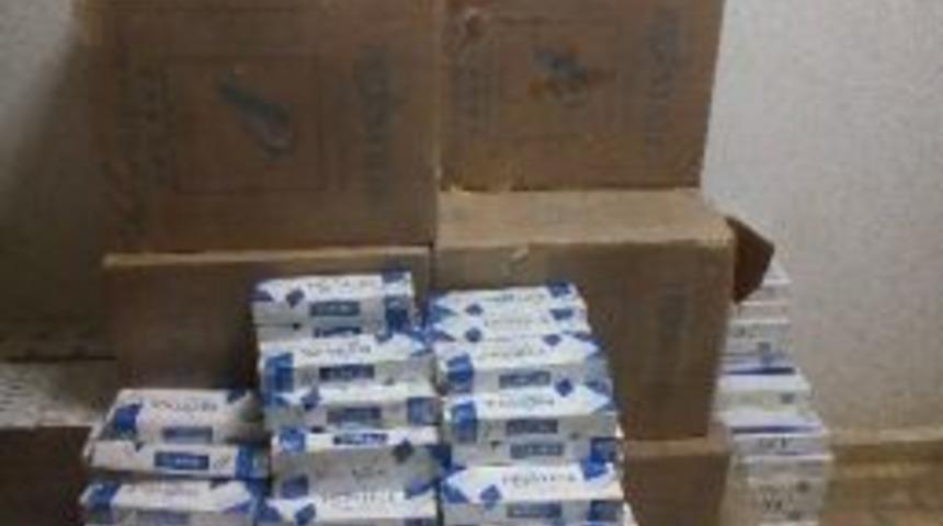 Kilis&rsquo;te 9 Bin Paket Ka&ccedil;ak Sigara Ele Ge&ccedil;irildi