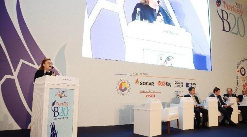 Sabancı Holding Y&ouml;netim Kurulu Başkanı G&uuml;ler Sabancı, B20 T&uuml;rkiye Konferansı&rsquo;nda Konuştu
