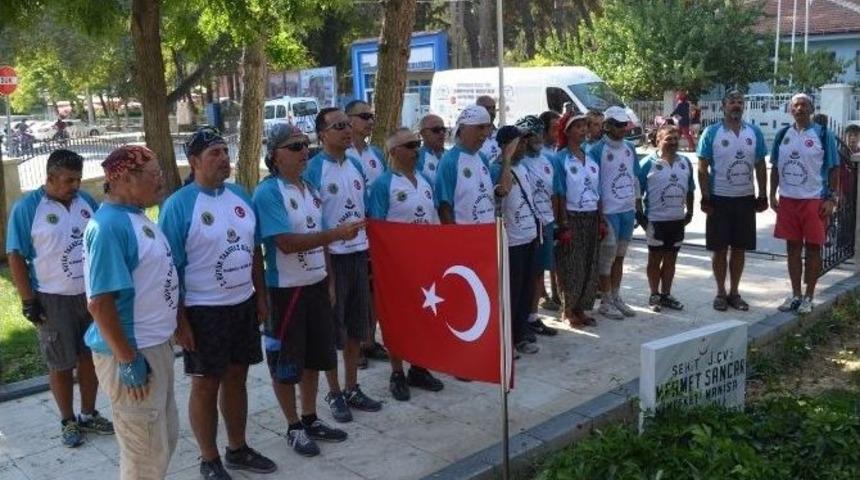 2. B&uuml;y&uuml;k Taarruz Bisiklet Turu Bisiklet&ccedil;ileri Kula&rsquo;da
