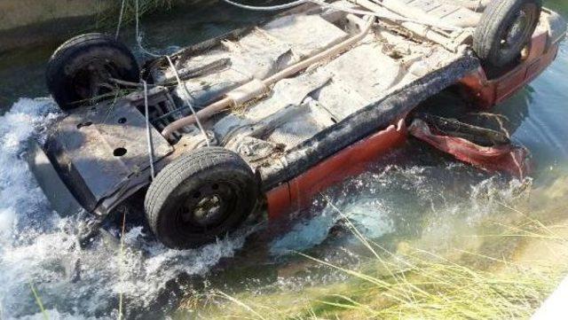 Şanlıurfa’Da Otomobil Sulama Kanalına Devrildi: 1 Ölü, 1 Yaralı