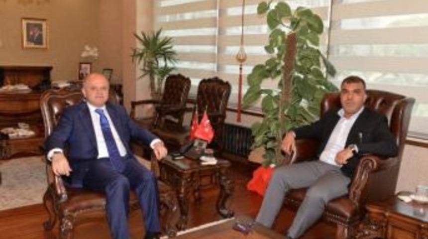Vali Çakacak, Türkonfed Başkanı Kadooğlu’nu Kabul Etti