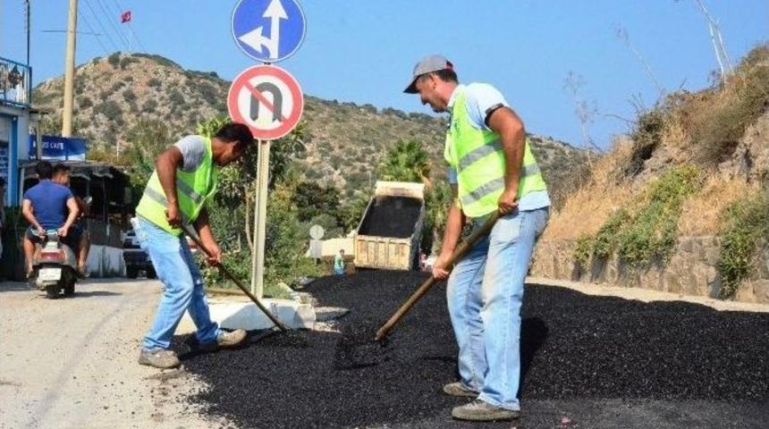 Asfaltlama &Ccedil;alışmaları G&uuml;m&uuml;şl&uuml;k İle Devam Etti
