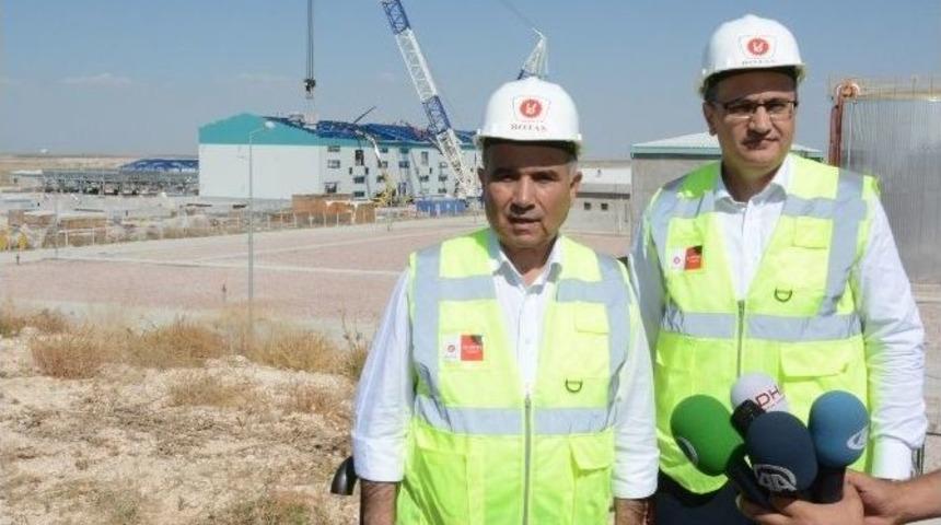 Bakan Alaboyun Ve Bakan Aş&ccedil;ı Doğalgaz Depolama Tesisini İnceledi
