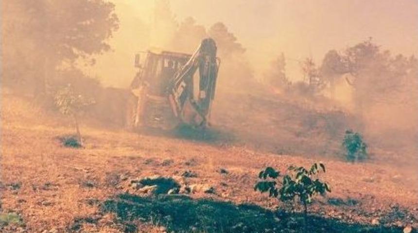 Mut&rsquo;ta Orman Yangını Korkuttu