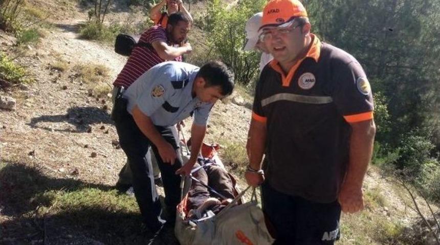 U&ccedil;uruma Yuvarlanan Şahıs 1 Saat Sonra Bulundu