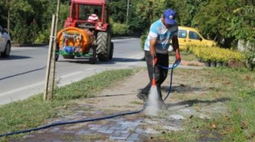 İpekyolu Caddesi&rsquo;nde Kaldırım Ve &Ccedil;evre Temizliği Yapıldı