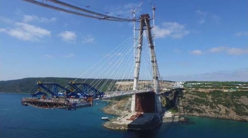 3'&uuml;nc&uuml; Boğaz K&ouml;pr&uuml;s&uuml;: İki Yakanın Birleşmesine 648 Metre Kaldı