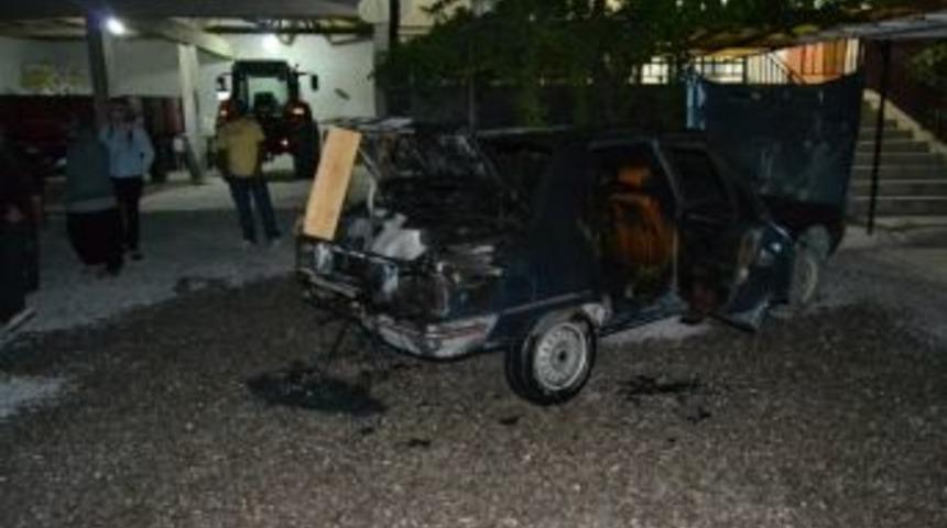 Kulu’da Otomobil Yangını