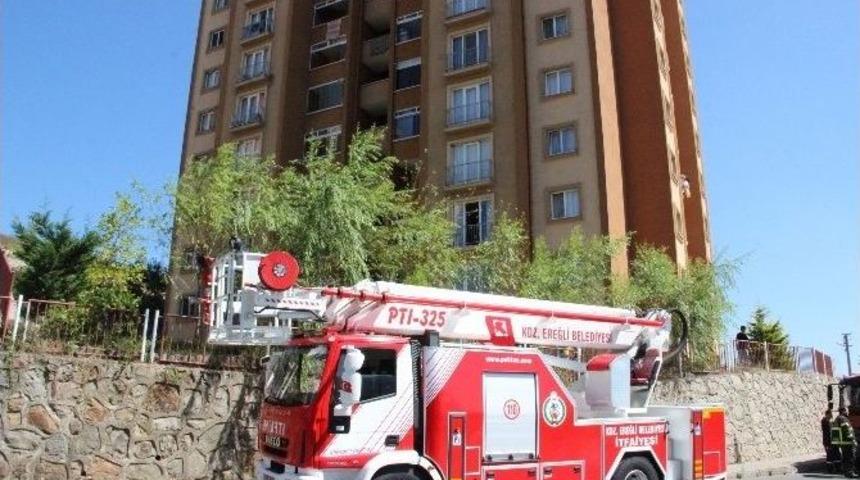 Kombiden &Ccedil;ıkan Yangın Korkuttu