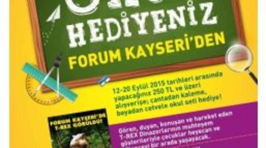 Forum Kayseri&rsquo;de Okul Alışverişi Hem Kazan&ccedil;lı Hem Eğlenceli