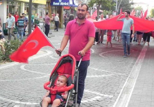 Lüleburgaz’Da Terörü Protesto Yürüyüşü