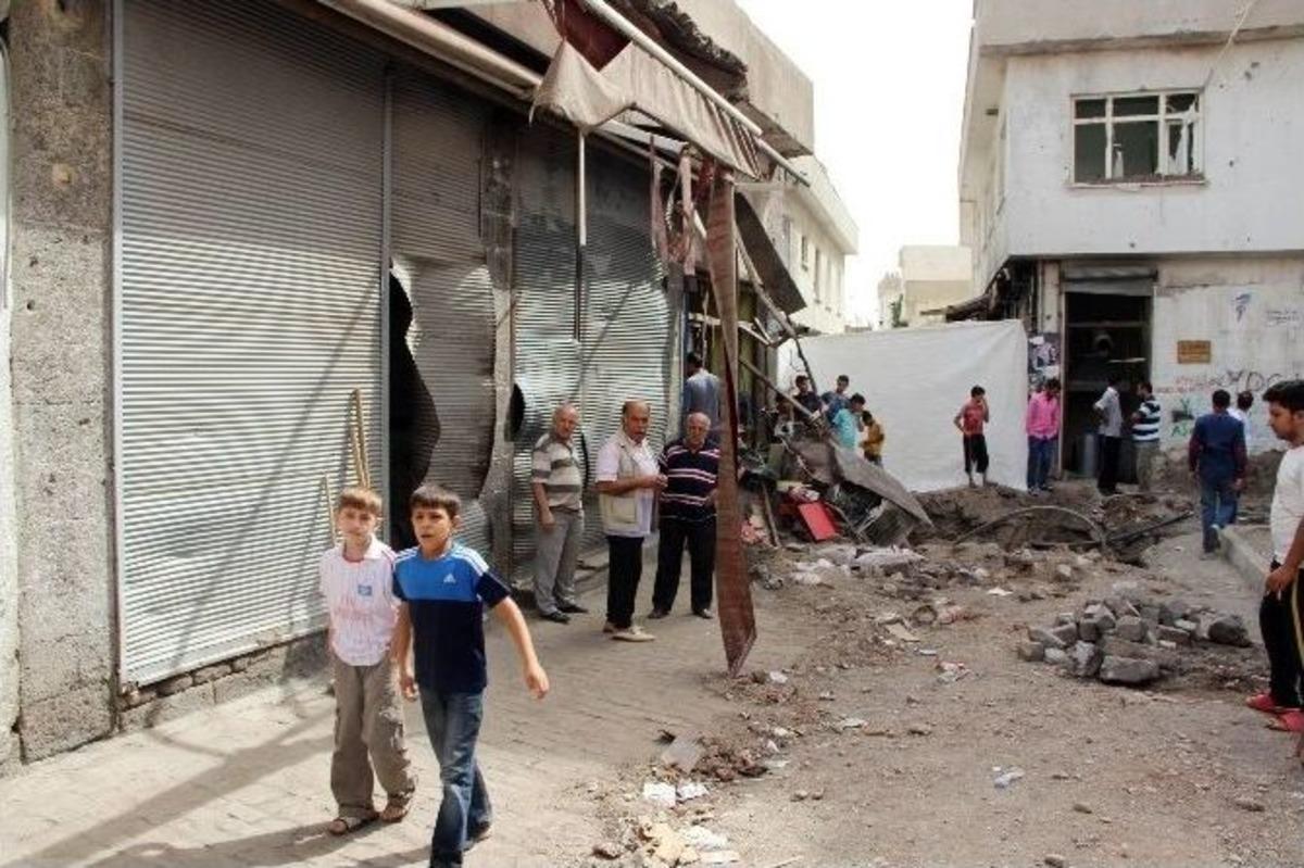 Şiddetli &Ccedil;atışmaların Yaşandığı Sur İl&ccedil;esi Savaş Alanına D&ouml;nd&uuml;