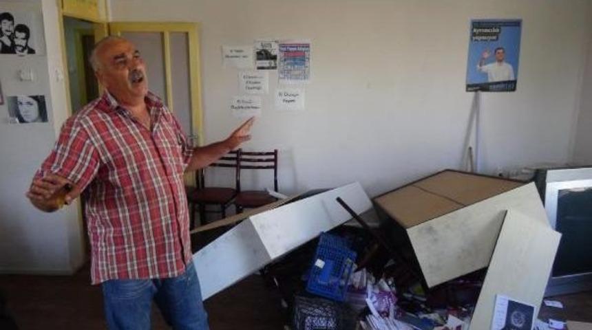 Edirne&rsquo;De Hdp Binasına Saldırı