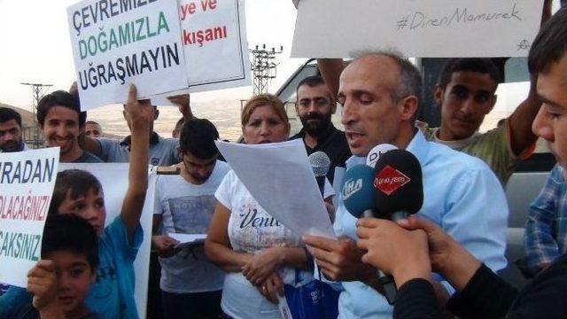 Mahalleli Taş Ocağına Karşı Yine Eylemde 1