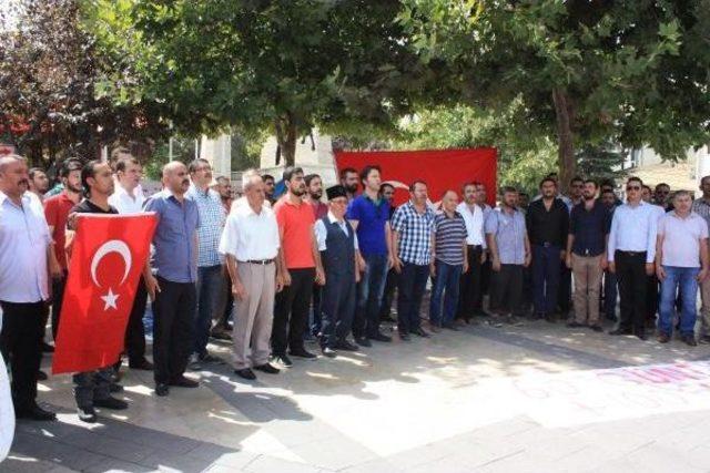 Denizli de Şehitler I&ccedil;in Gıyabi Cenaze Namazı 1