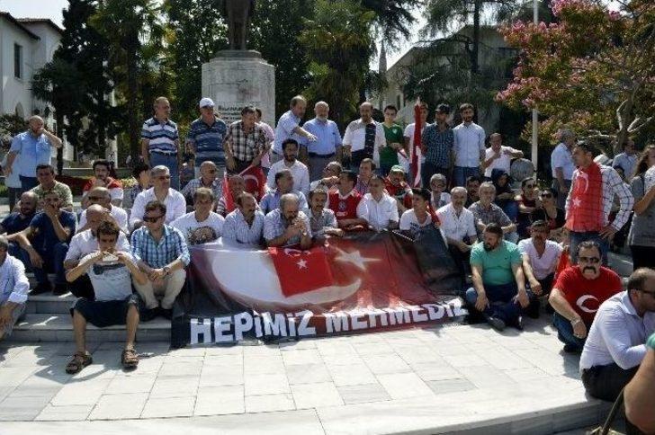 Bursa’da Teröre Tepki Yürüyüşü G1