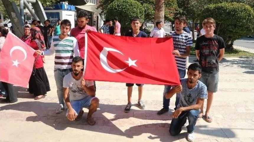 Dağlıca&rsquo;daki Saldırı Mut Halkını Sokağa D&ouml;kt&uuml;