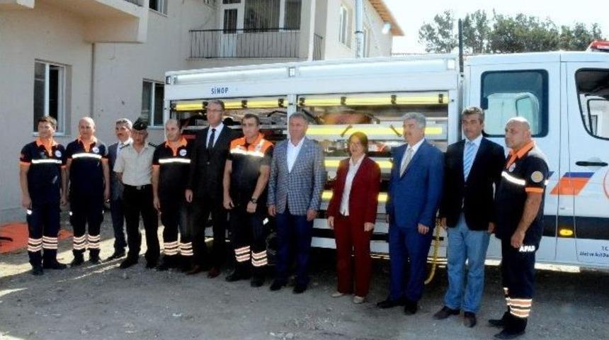 Sinop Afad Ekibinin B&uuml;nyesine Yeni Ara&ccedil; Eklendi