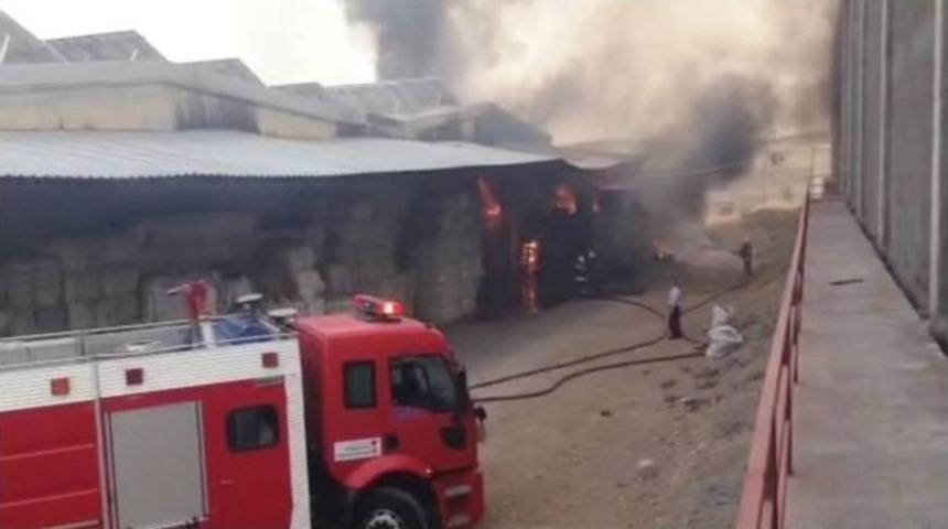 Tekstil Fabrikasında Yangın