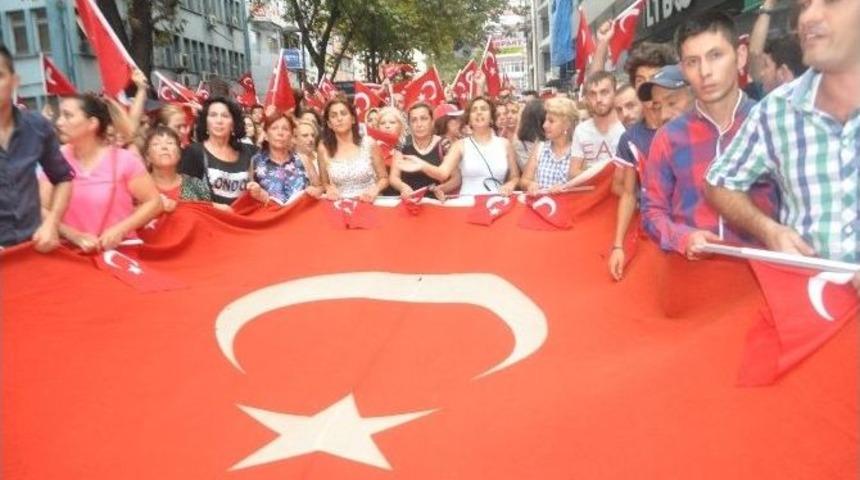 Zonguldak&rsquo;ta Ter&ouml;re Tepki Y&uuml;r&uuml;y&uuml;ş&uuml;