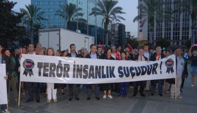 İzmir'de, Stk Ve Partiler, Dağlıca Şehitleri Şehitleri Için Yürüdü