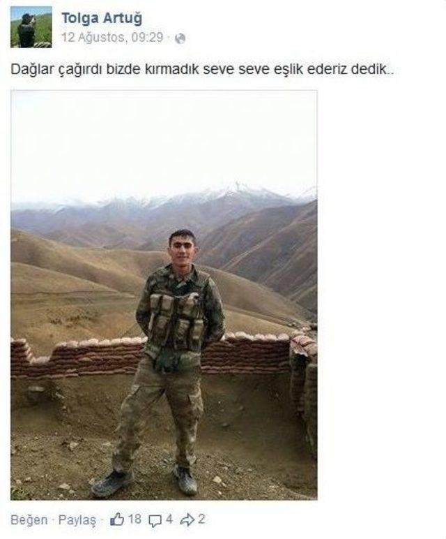 Manisalı Şehidin Son Paylaşımları Yürek Burktu