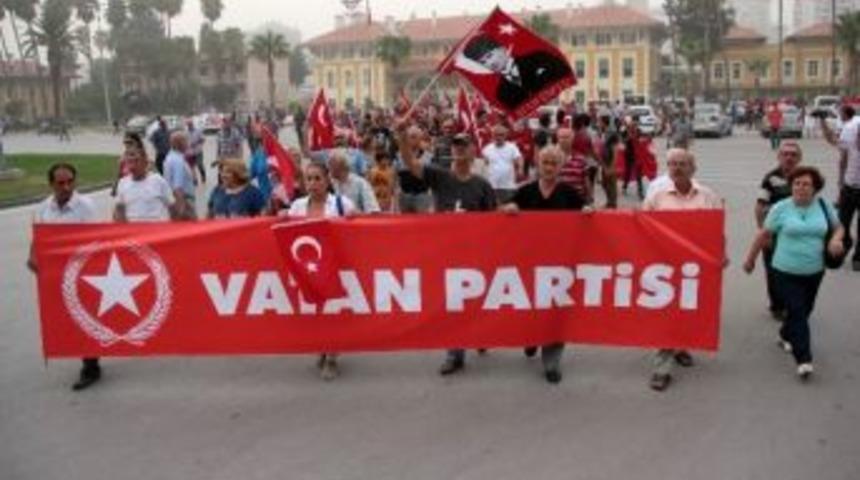 Ter&ouml;r Olayları Adana&rsquo;da Protesto Edildi