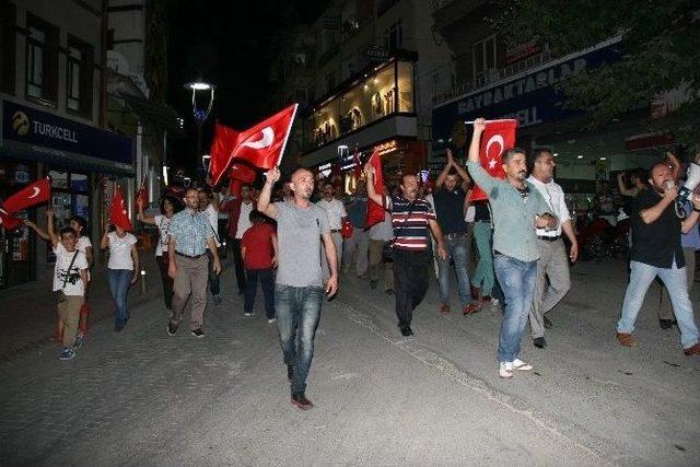 Bartın’da Teröre Tepki Yürüyüşü