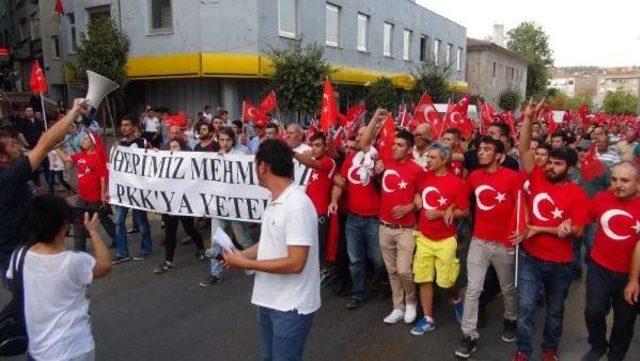 Tekirdağ'da 5 Bin Kişi Şehitler Için Yürüdü