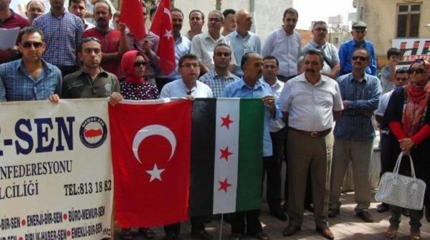 Kilis'te Ter&ouml;r Protestosu
