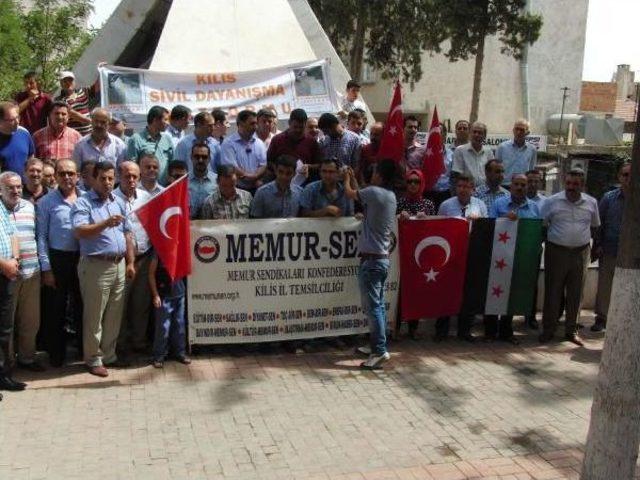 Kilis'te Terör Protestosu