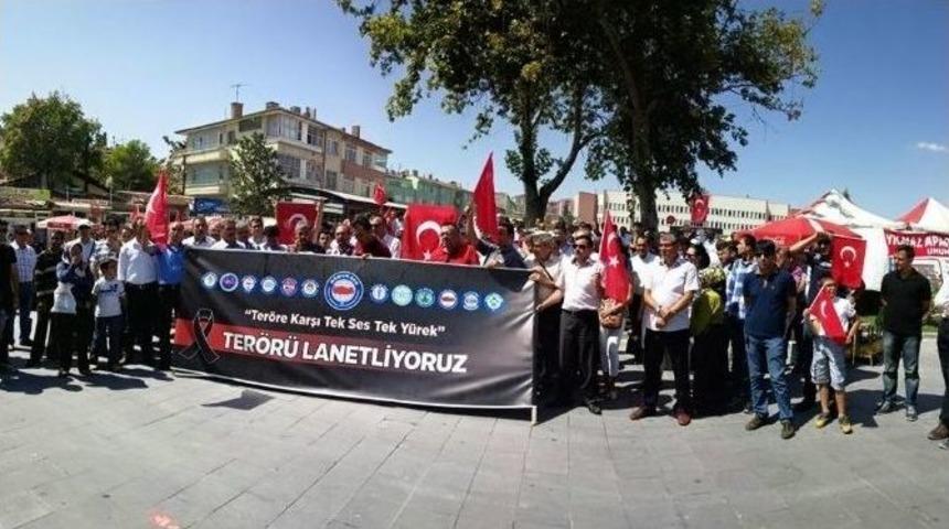 Niğde Memur-sen Ter&ouml;re Tepki G&ouml;sterdi