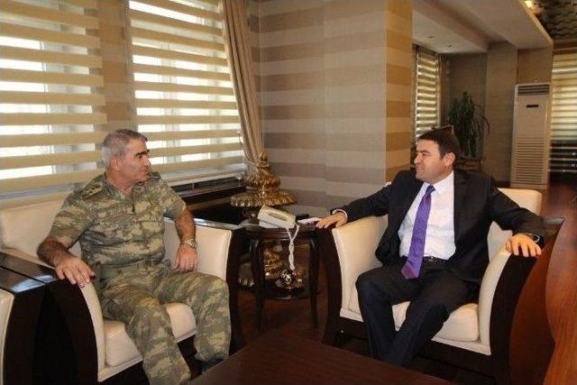 3. Ordu Komutanı Savaş Vali Işın’ı Ziyaret Etti 1