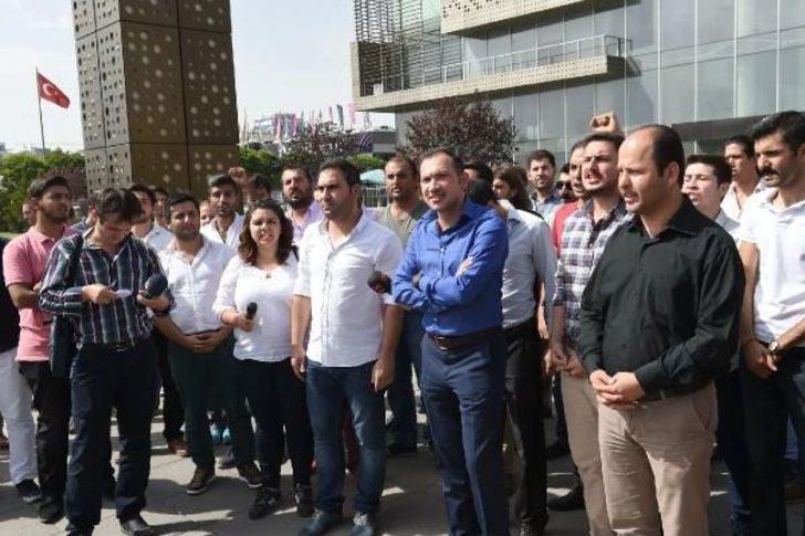Chp Gençlik Kolları'ndan Hürriyet Gazetesi'ne Saldırıyı Protesto G2