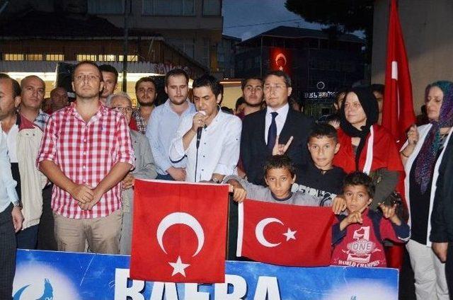 Bafra’da Şehitler İçin Yürüdüler