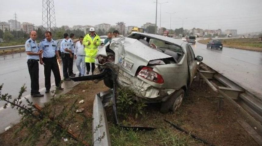Samsun&rsquo;da Trafik Kazası: 3 Yaralı