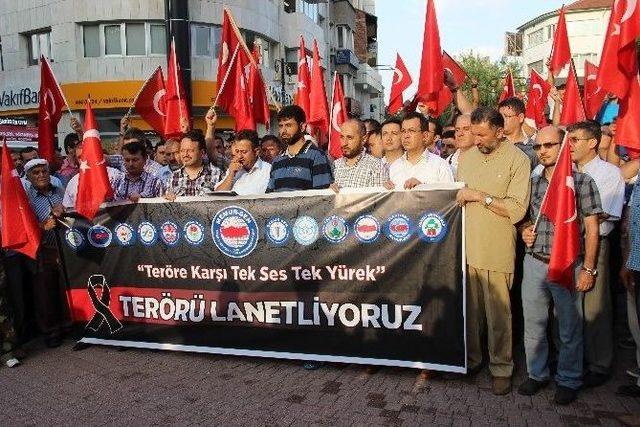 Memur-sen Kütahya’da ’terörü Karşı Tek Yürek, Tek Ses’ Oldu