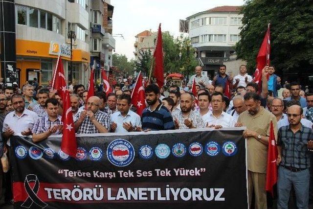 Memur-sen Kütahya’da ’terörü Karşı Tek Yürek, Tek Ses’ Oldu